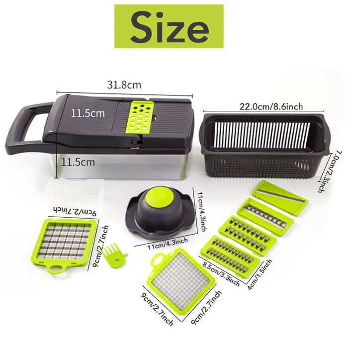 Vegetable Chopper Multifunctional Grater Cutter