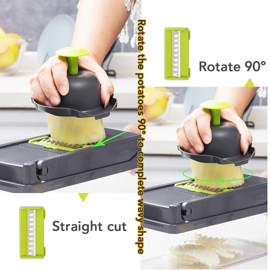 Vegetable Chopper Multifunctional Grater Cutter