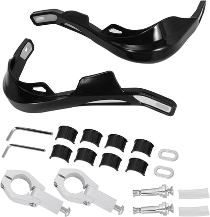 Motorcycle 22Mm 7/8 Inch Universal Handguards for off Road Dirt Pit Bike Enduro Motocross ATV YZ450F YZ125 YZ250F CRF150F CRF450R KX250F CRF250L KLR650 LTZ400 TTR125 - Black