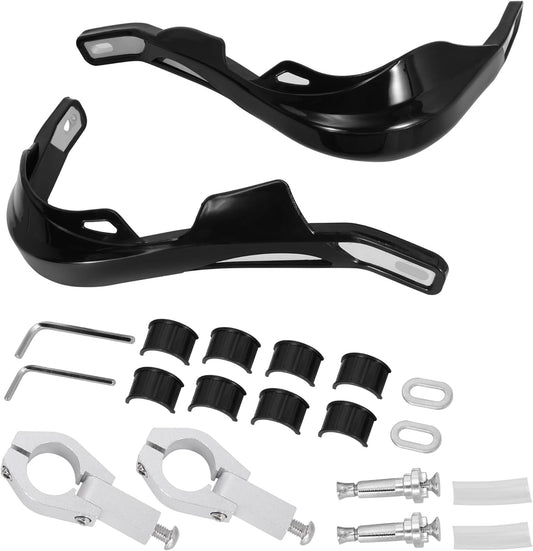 Motorcycle 22Mm 7/8 Inch Universal Handguards for off Road Dirt Pit Bike Enduro Motocross ATV YZ450F YZ125 YZ250F CRF150F CRF450R KX250F CRF250L KLR650 LTZ400 TTR125 - Black