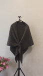 Wool Knitted Triangle Shawl Fashionable Warm Scarf