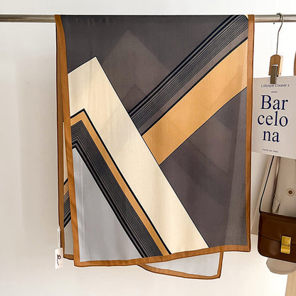 Color Matching Fashion Scarf Scarf Thin Warm Scarf Talma