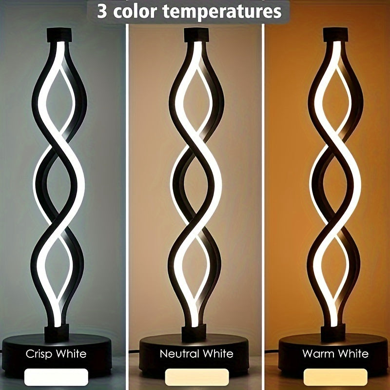 Modern Spiral LED Table Lamps