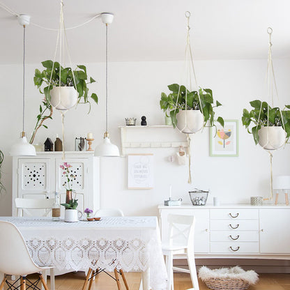Macrame Handmade Plant Hanger Baskets