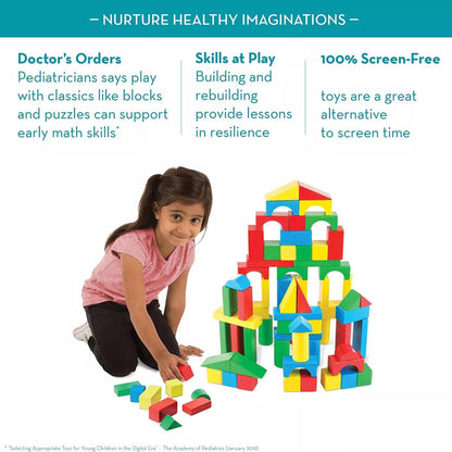 WOODEN BLOCKS CONSTRUCTION BUILDING BRICKS PIECES