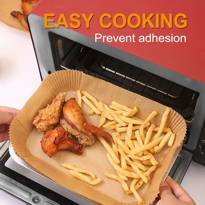 Disposable Air Fryer Paper Liners, Air Fryer Non-Stick Accessories UK