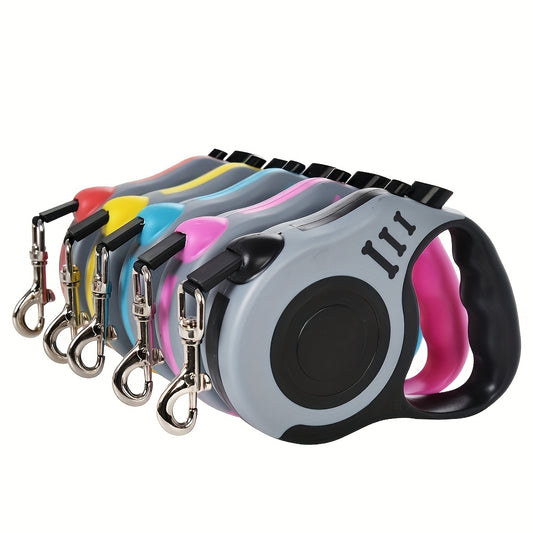 Retractable Dog Leash, Sturdy Dual-Switch Design with a One-Touch Brake And Lock Mechanism