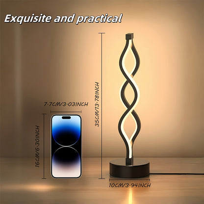 Modern Spiral LED Table Lamps