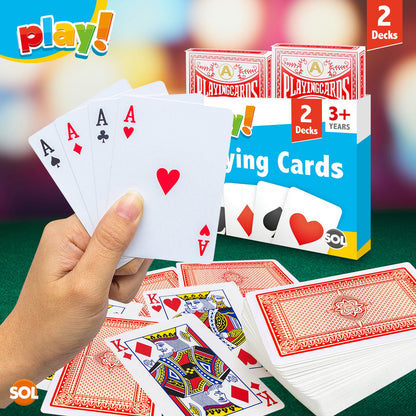 Play Standard Playing Cards – Plastic Coated Traditional Card Deck
