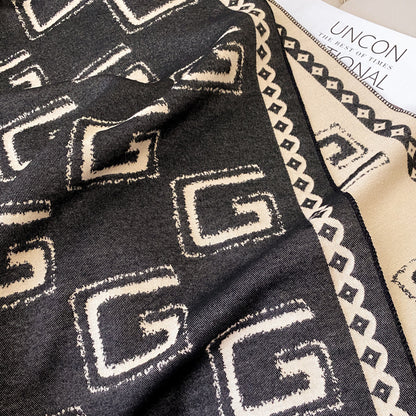 Warm Cashmere-like Thick Shawl Long Wild Scarf