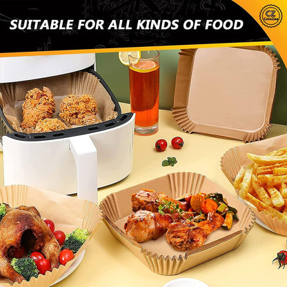 Disposable Air Fryer Paper Liners, Air Fryer Non-Stick Accessories UK