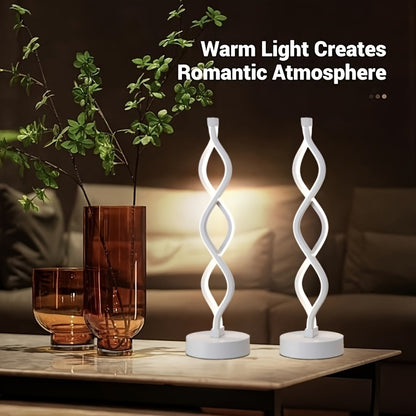Modern Spiral LED Table Lamps