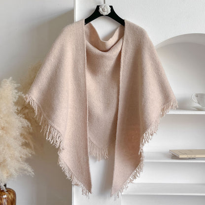 Autumn And Winter Solid Color All-match Warm Scarf