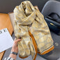 Color Matching Fashion Scarf Scarf Thin Warm Scarf Talma