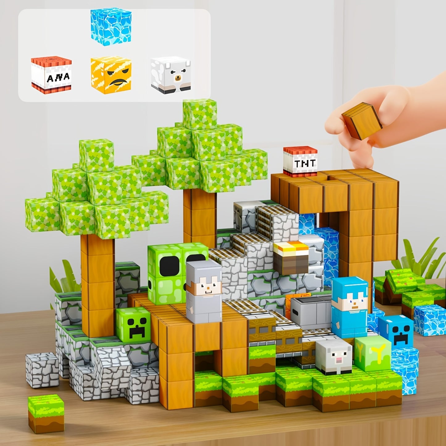 Magnetic Building Blocks Set for Youngsters