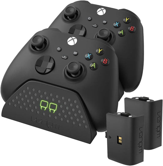 Xbox Series X / S Twin Charging Dock with Rechargeable Battery Packs - Black
