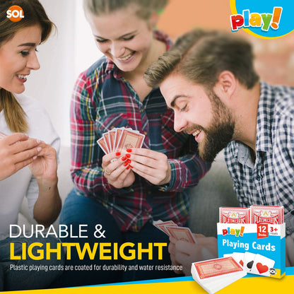 Play Standard Playing Cards – Plastic Coated Traditional Card Deck