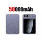 100000Mah Magnetic Power Bank Wireless Fast Charger for Magsafe Portable Auxiliary Battery Pack for Iphone Huawei Samsung 2025