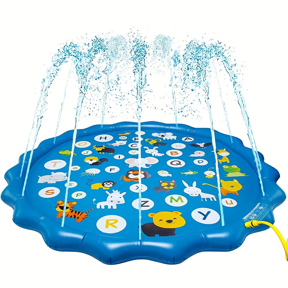 Water Sprinkler pad for Youngsters, Play A to Z Mat Outdoor Water Summer Toys