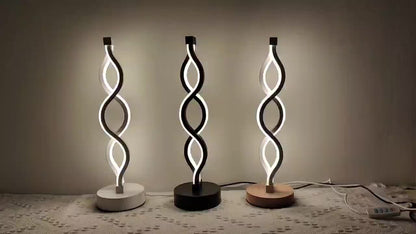 Modern Spiral LED Table Lamps