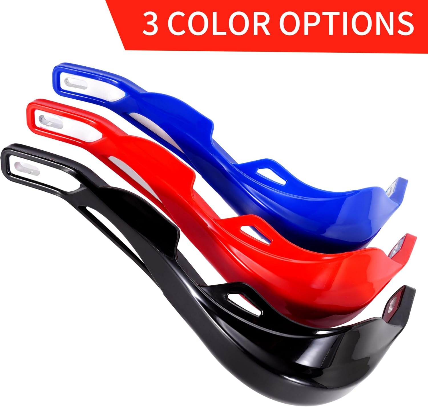 Motorcycle 22Mm 7/8 Inch Universal Handguards for off Road Dirt Pit Bike Enduro Motocross ATV YZ450F YZ125 YZ250F CRF150F CRF450R KX250F CRF250L KLR650 LTZ400 TTR125 - Black