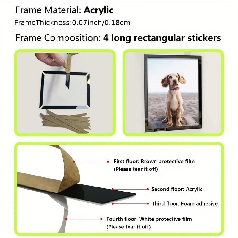 Acrylic 3D Photo Frame Tree