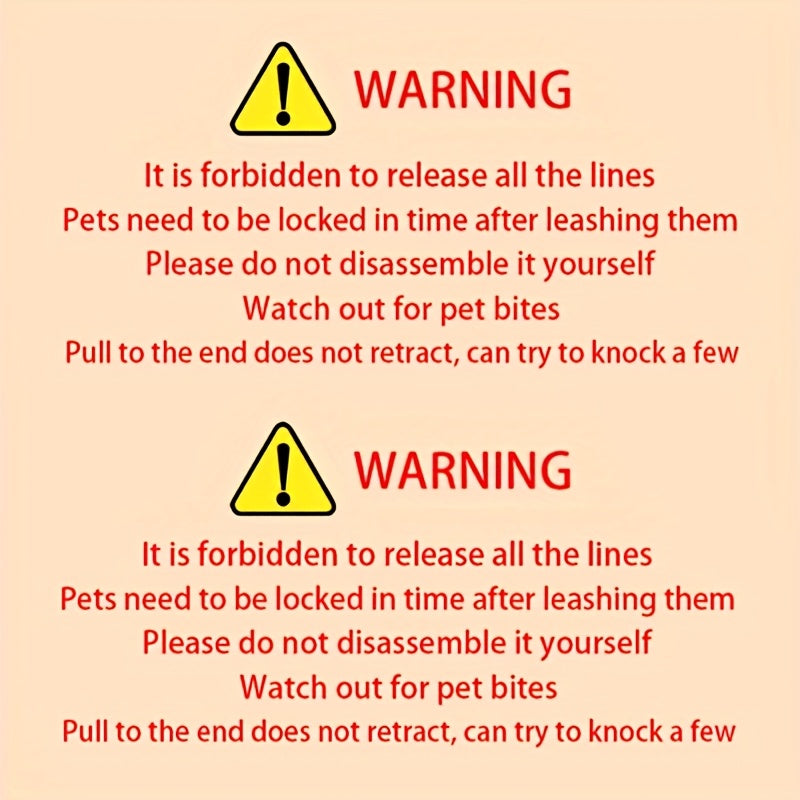 Retractable Dog Leash, Sturdy Dual-Switch Design with a One-Touch Brake And Lock Mechanism