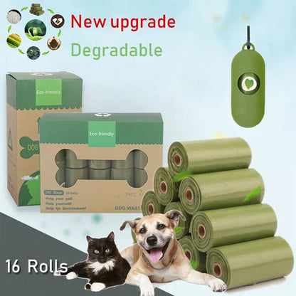 Biodegradable Dog Poo Bags Scented Pet Poo Waste Bags Degradable Garbage Bag