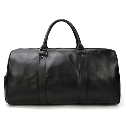 Genuine Leather Travel Bag For Men Women