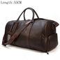 Genuine Leather Travel Bag For Men Women