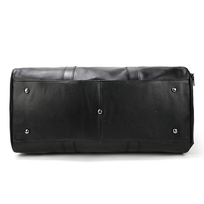 Genuine Leather Travel Bag For Men Women