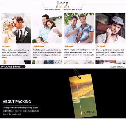 JEEP BULUO Multi-function Business Handbags