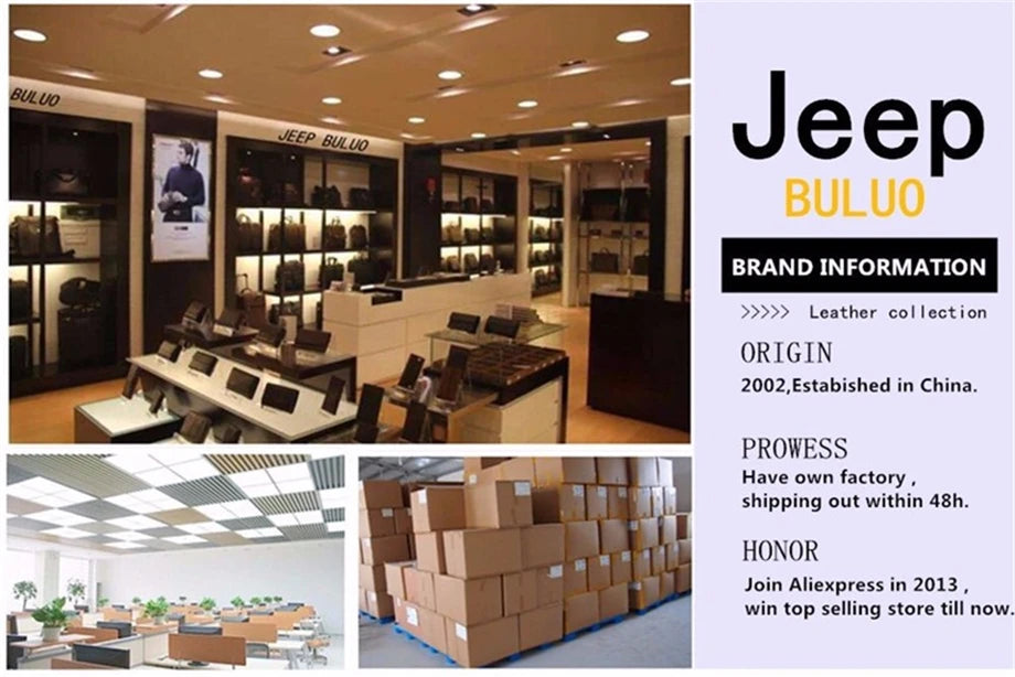 JEEP BULUO Multi-function Business Handbags