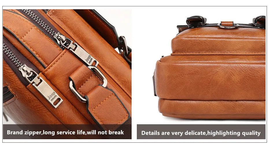 JEEP BULUO Multi-function Business Handbags