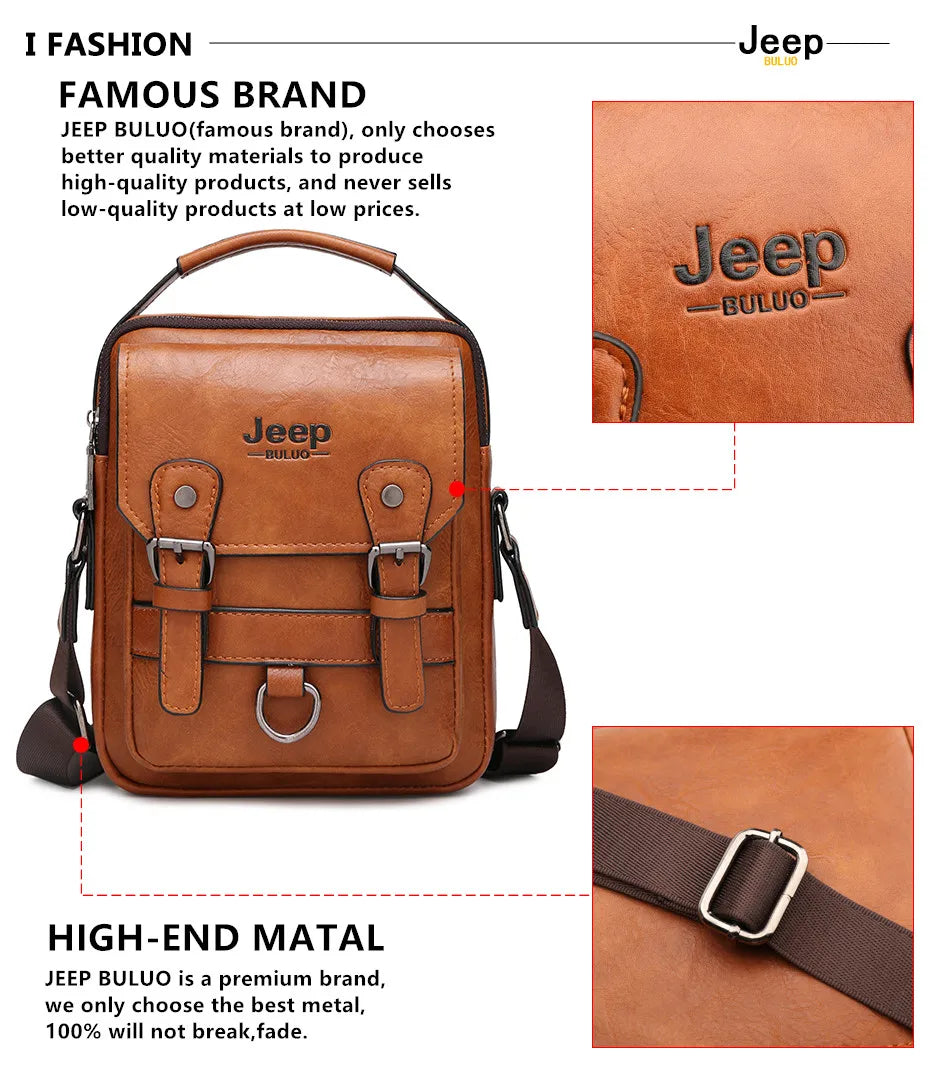 JEEP BULUO Multi-function Business Handbags