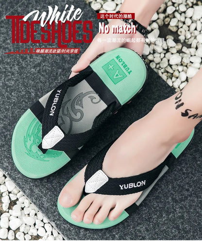 2025 Summer Flip Flops Men Beach Sandals