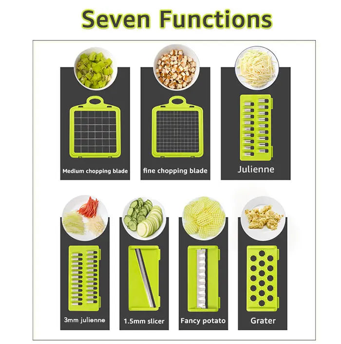 Vegetable Chopper Multifunctional Grater Cutter