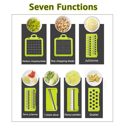 Vegetable Chopper Multifunctional Grater Cutter
