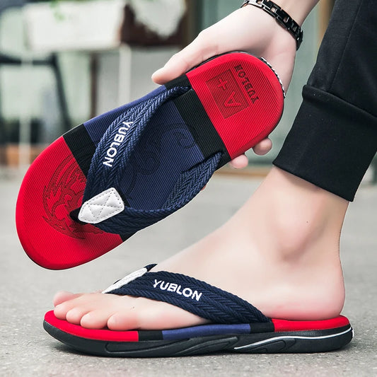 2025 Summer Flip Flops Men Beach Sandals