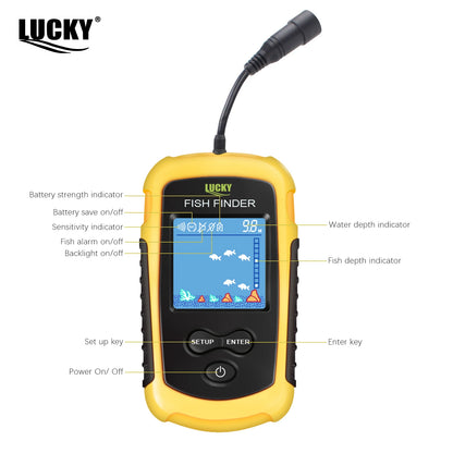 Alarm 100M Portable Sonar Fish Finders