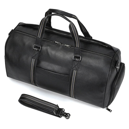 Genuine Leather Travel Bag For Men Women