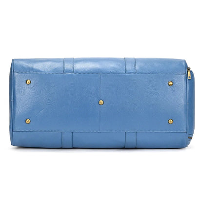 Genuine Leather Travel Bag For Men Women