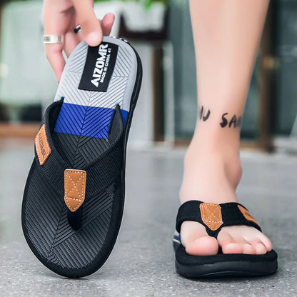 Men Mixed Colors Flip-flops
