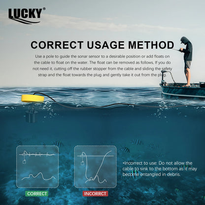 Alarm 100M Portable Sonar Fish Finders