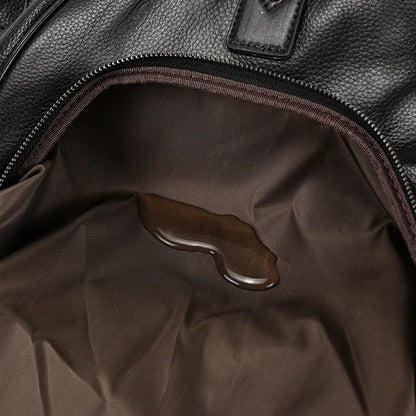 Genuine Leather Travel Bag For Men Women