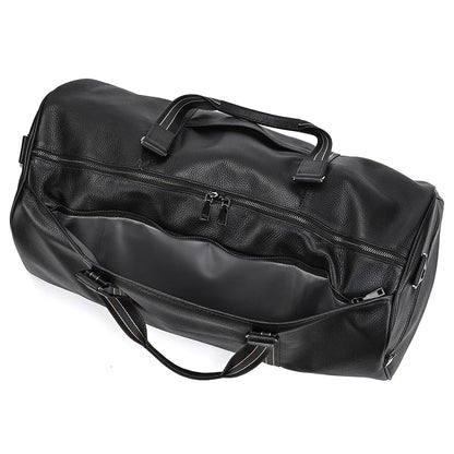 Genuine Leather Travel Bag For Men Women