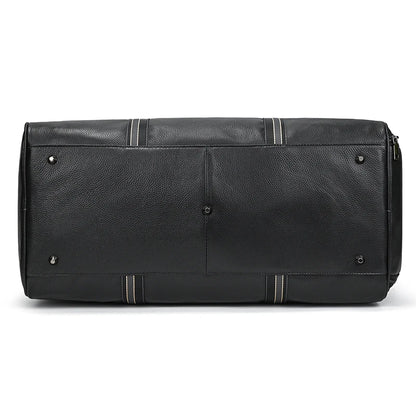 Genuine Leather Travel Bag For Men Women