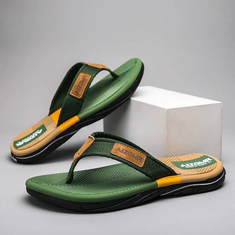 Men Mixed Colors Flip-flops