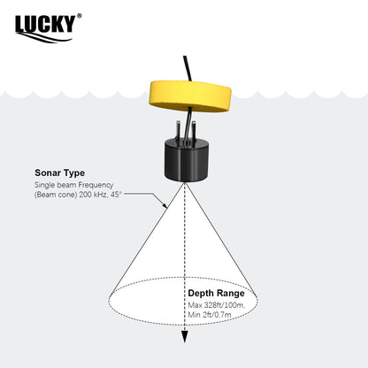 Alarm 100M Portable Sonar Fish Finders