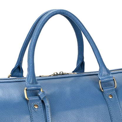 Genuine Leather Travel Bag For Men Women
